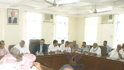تنفيذي حضرموت يقف أمام الحالة التموينية ومواجهة متطلبات شهر رمضان المبارك