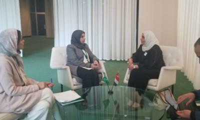 وزيرة الشؤون الإجتماعية تلتقي مع نائب وزير العمل السعودي بشأن وضع العمالة اليمنية