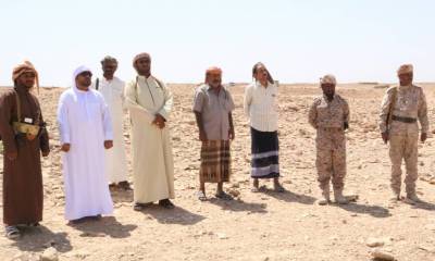 مدير عام مديرية تريم يتفقد النقاط الأمنية بالشريط الجبلي المتاخم لمديرية تريم التابع لقطاع حرس الحدود 
