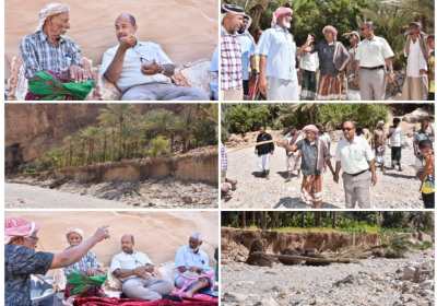 زيارة تفقدية لمدير عام غيل باوزير لغيل الحالكة