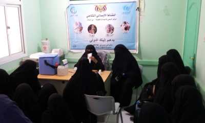 مكتب الأوقاف والإرشاد ينظم لمتدربيه زيارة لمركز التحصين بمستشفى الامومة والطفولة