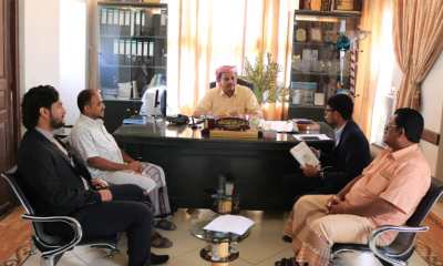 مدير عام سيئون يطلع على نشاط نقابة المهندسين اليمنيين فرع حضرموت ، ويشيد بالنجاحات في سبيل الارتقاء بعمل النقابة وحماية حقوقهم.