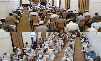 كلية الوسطية الشرعية تدشن أمتحانات الفصل الدراسي الأول للعام الجامعي 2020/2019 م
