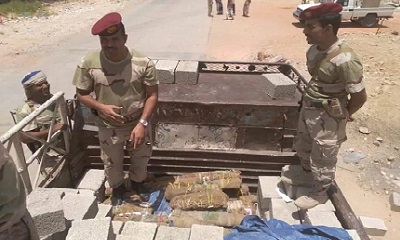 نقطة الهجرين بدوعن تحبط عملية تهريب 300 بندل قات