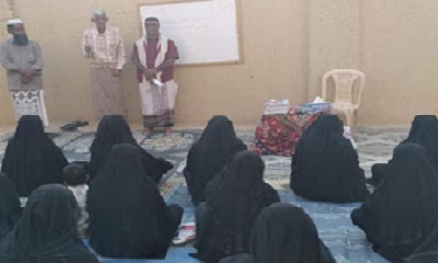 تدشين العام الدراسي الجديد لصفوف محو الامية بالقطن