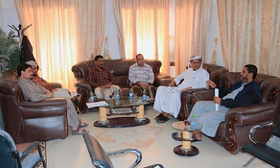 مدير عام سيئون يلتقي مدير عام إدارة الواجبات الزكوية بالوادي والصحراء، ويناقش معه سبل رفع أداء مكتب سيئون