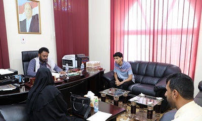 وكيل أول حضرموت يحث على الاهتمام بالتدريب والتأهيل المهني للنساء