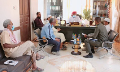 مناقشة خطة تنظيم الأسواق العامة بمديرية سيئون خلال شهر رمضان المبارك 1442هـ.