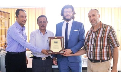 منظمة الأمين للمساندة الانسانية تكرم الدكتور العمودي في دعمه للعمل الانساني