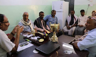 لجنة مهرجان فعاليات عيد الإضحى بمنطقة العنين تلتقي بمدير مكتب الثقافة بمديرية القطن