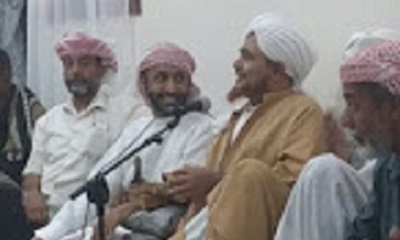 قائد الهبة الحضرمية الشيخ صالح بن حريز، يلتقي العلامة عمر بن حفيظ