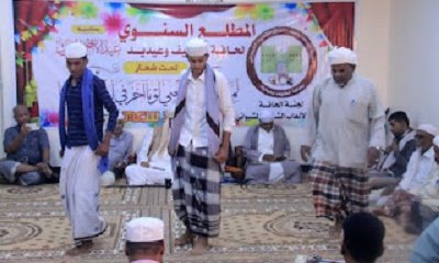 مدير مكتب الثقافه بتريم يشيد بعدة الشبواني لحافة الخليف وعيديد