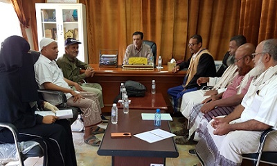 وفد وزارة المياه والبيئه يناقش دراسة الأثر البيئي لمشروع احلال شبكات الاسبستو بالقطن