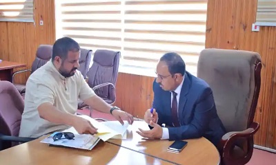 المحافظ بن ماضي يطلع على أوضاع قطاع الشباب والرياضة بالوادي والصحراء