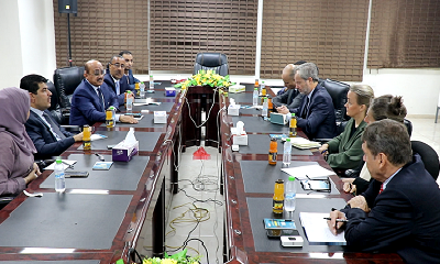 محافظ البنك المركزي يلتقى سفراء الاتحاد الأوربي