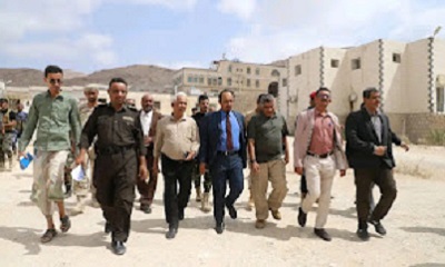 محافظ حضرموت يتفقد الأعمال الانشائية بالاصلاحية المركزية بالمكلا ويوجه بتفعيل جوانب التدريب ومساقات التعليم
