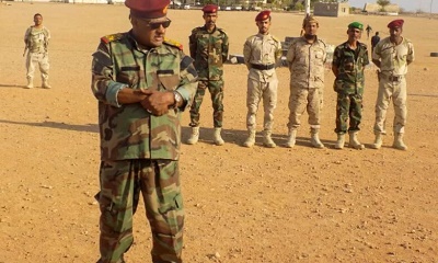 قائد لواء الريان بالمنطقه العسكريه الثانيه يشدد على إن يكون ولاءنا للأرض اولا واخيرا وباالاراده تصنع المعجزات