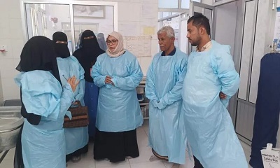 السباعي تطلع على سير الخدمات الطبية و العلاجية التي تقدم للمرضى بمستشفيات غيل باوزير و الشحر و تشيد بمستوى أداء بعض المراكز الصحية