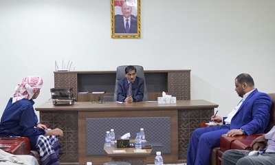 النائب البحسني يلتقي قائد الهبة الحضرمية الثانية ويناقش معه مجمل الأوضاع السياسية والخدمية