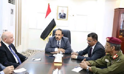 محافظ حضرموت يبحث مع السفير التركي مجالات التعاون وتعزيز التبادل التجاري