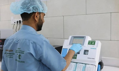 بمركز فاطمة بابطين: 45 مريضاً مستفيداً من جهاز فحص غازات الدم “ABG” بسيئون