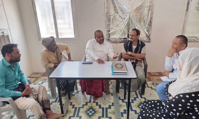 مدير عام مديرية يبعث يزور البعثة الطبية الأجنبية و يدشن العمل بغرفة العمليات بالمديرية