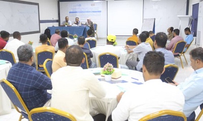 الجمحي يدشن الدورة التدريبية لمعالجة حالات الاسهالات المائية الحادة الكوليرا ومكافحة العدوى بدعم من منظمة الصحة العالمية بالمكلا