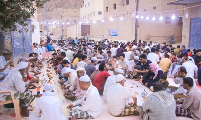 تنظيم أمسية رمضانية للبيوت المجاورة لمسجد الرحمن بسيئون