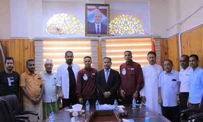 وكيل وادي حضرموت يشيد بحصول الحكمين  الحسني وباصالح على الشارة الدولية للتحكيم بلعبة كرة القدم