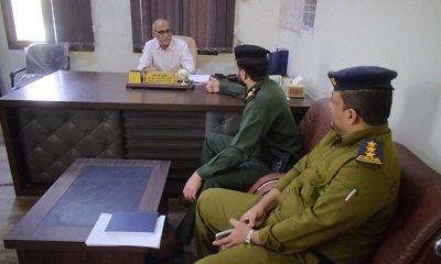 مدير أمن الوادي والصحراء ييحث مع رئيس نيابة استئناف سيئون تعزيز العمل المشترك بين الأجهزة الأمنية والنيابات