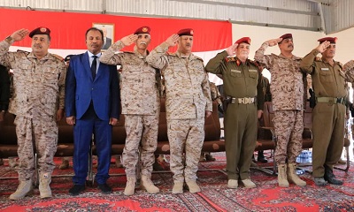 حفل خطابي وتكريمي بمناسبة انتهاء عملية الدور والتسليم بقيادة المنطقة العسكرية الاولى واللواء 37مدرع واللواء135مشاه