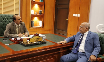 محافظ حضرموت يلتقي رئيس الجمعية الوطنية بالمجلس الانتقالي الجنوبي