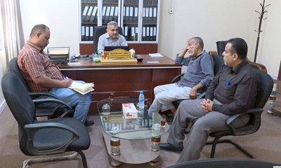 الوكيل باصريح يناقش مع الهيئة العليا للأدوية ودائرة الصيدلة والتموين العمل على ضبط سوق الدواء