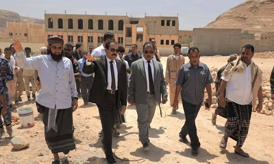 الوكيل العامري يتفقد سير العمل بمدرسة العوجان ويزور جمعية طيبة لذوي الهمم بمديرية ساه