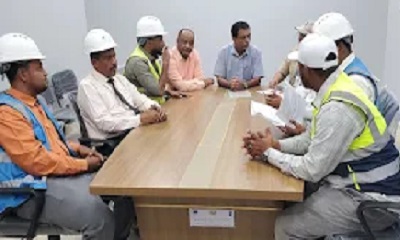 التسليم الابتدائي للمشروع السوق المركزي للعسل بمديرية القطن 