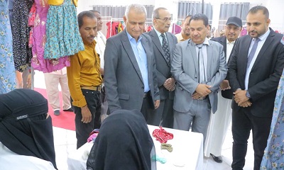 اختتام مشروع مسارات مهنية لتمكين الشباب والشابات بمدينة سيئون بتمويل من مركز الملك سلمان للإغاثة والأعمال الإنسانية. 