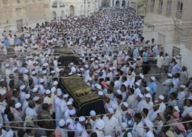 تشييع جثماني الشهيدين محمد عبد الله الحبشي وشوقي خميس بايعشوت