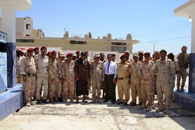 محافظ حضرموت يفتتح محطة الوقود بقيادة المنطقة العسكرية الثانية بالمكلا  تتسع لخزن 120 ألف لتر بنزين وديزل