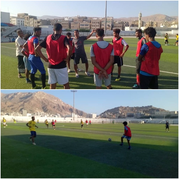 الأخضر الكروي يجرى اخر  خصصه التدريبية قبيل مباراته الافتتاحية بدوري بلقيس الجمعة 
