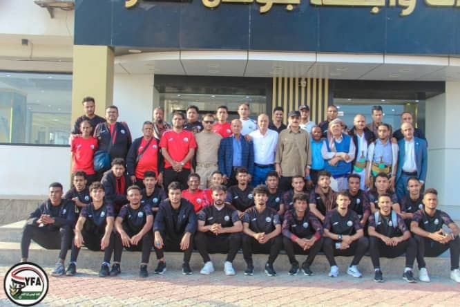 منتخبنا الوطني الأول يبدأ رحلة الإعداد لمواجهة لبنان من مدينة المكلا
