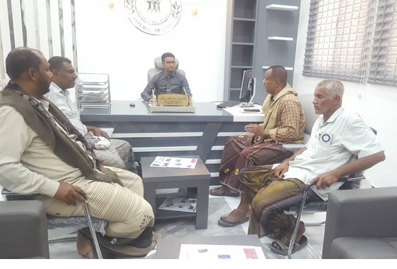 مجلس إتحاد سلة الوادي يناقش مع مدير مكتب الشباب والرياضة ترتيبات إستضافة بطولة السوبر بسيئون 