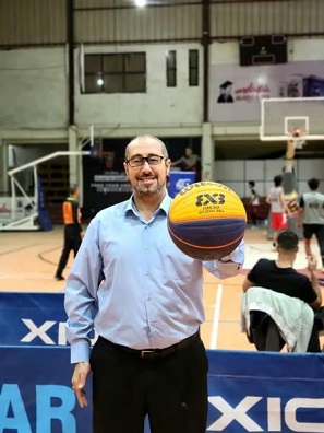 المدرب الوطني أشرف شرف الدين مدرباً المنتخب الوطني للشباب (3 × 3) 