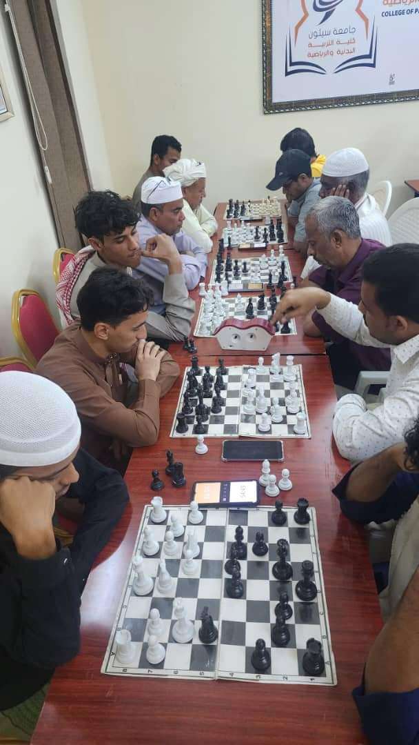 انطلاق منافسات بطولة الشطرنج الفردية لأندية وادي حضرموت