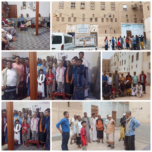 اللجنة الرئيسية لبطولة كأس حضرموت الثقافية والأندية المشاركة تزور مدينة شبام التاريخية