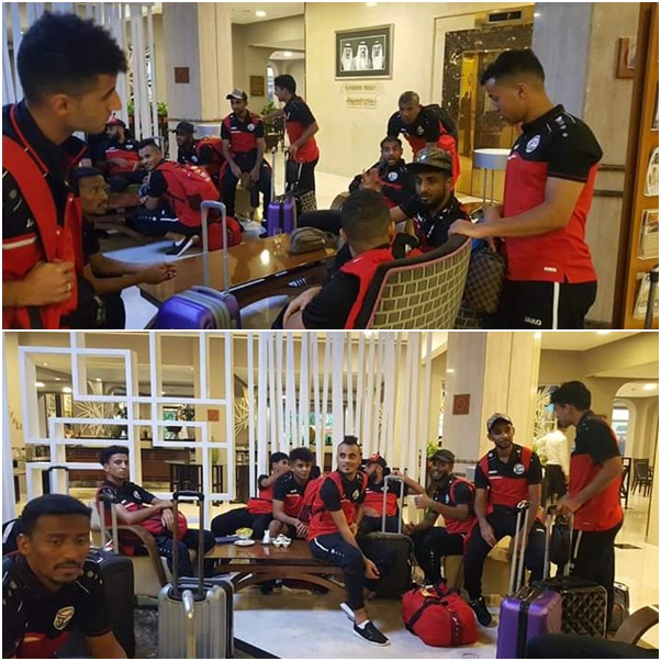 بعثة منتخبنا الوطني تصل البحرين استعداداً لمواجهة السعودية
