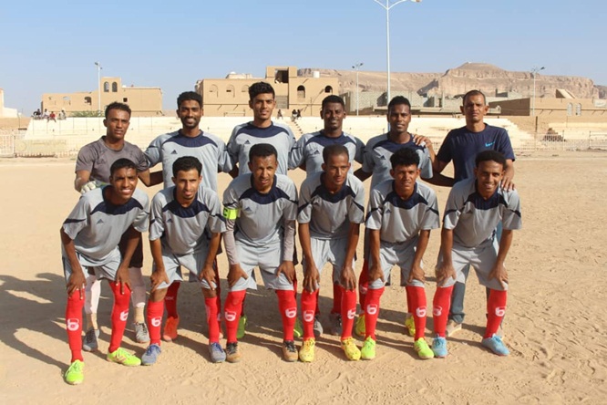  الوحدة بتريم يتغلب على نادي السلك  في بطولة كأس حضرموت السادسة لكرة القدم
