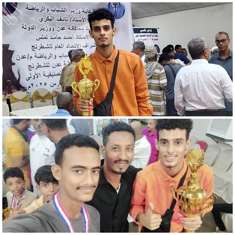 الجفري رابعاً في بطولة اللعب السريع على هامش بطولة عدن التصنيفية الشطرنجية 