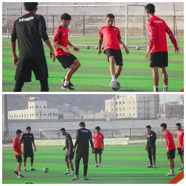 حصة تدريبية صباحية للمنتخب الاول لرفع جاهزية اللاعبين لمواجهة لبنان