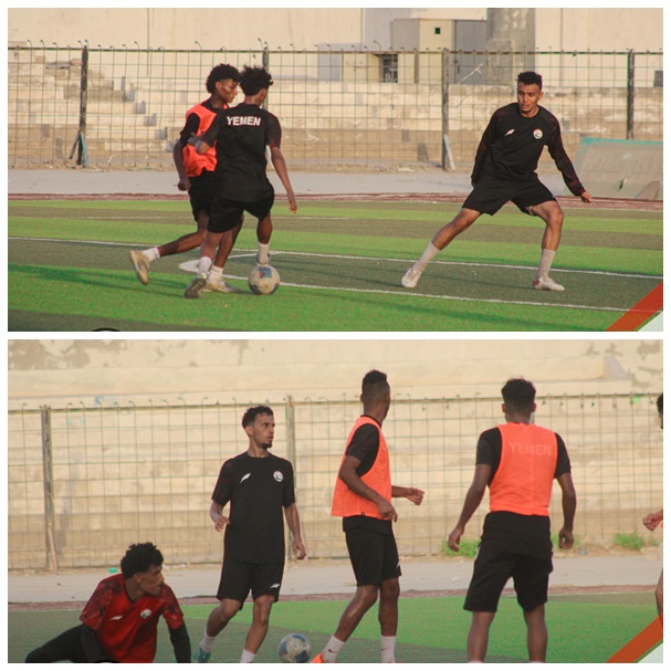 منتخبنا الوطني يواصل برنامجه التدريبي في المكلا 