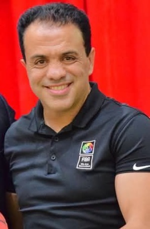 طه الحاشدي في إدارة مباريات النافذة الأخيرة من تصفيات كأس آسيا لكرة السلة